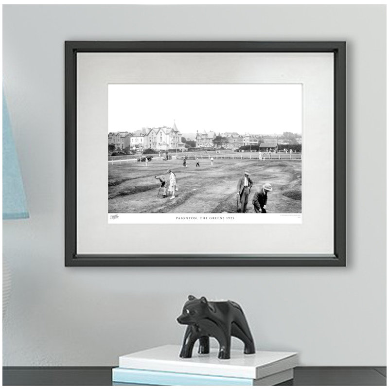 Paignton, The Greens 1925 by Francis Frith - Single Picture Frame Print, 28cm H x 36cm W x 2.3cm D