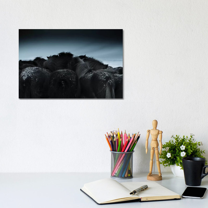 Cold Weather by Bingo Z - Wrapped Canvas Print, 20.32 cm H x 30.48 cm W