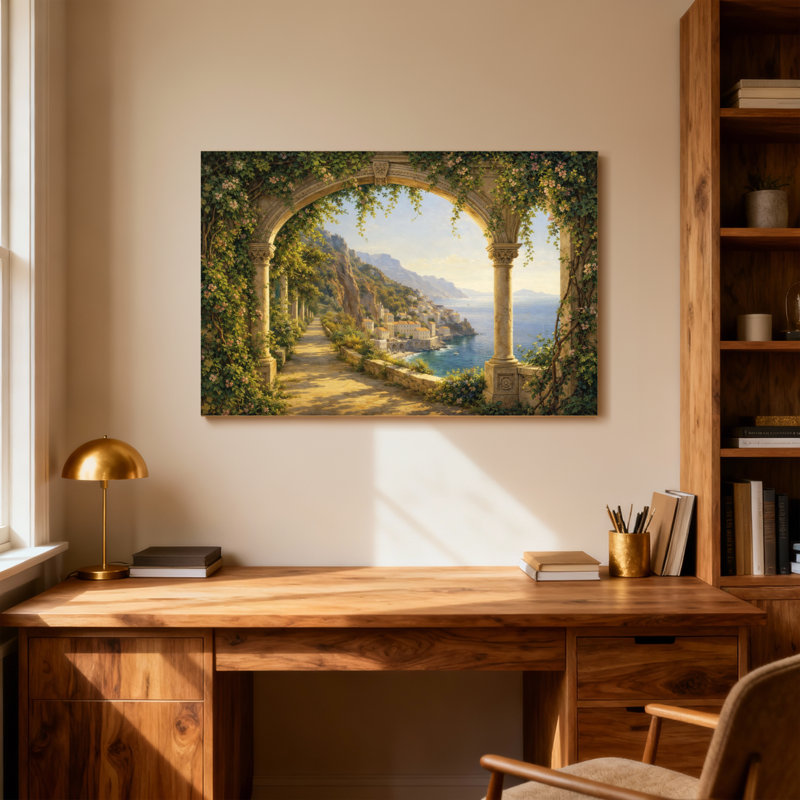 Paysage urbain et paysage urbain, H 12 po x l 18 po