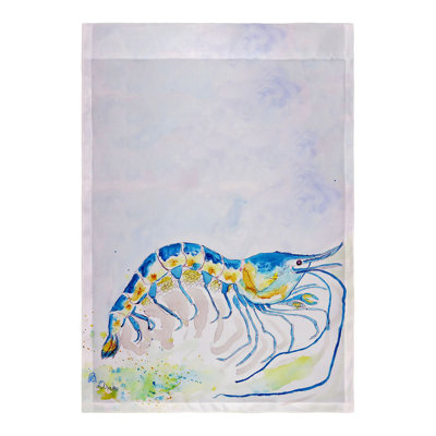Drapeau de jardin en polyester crevette