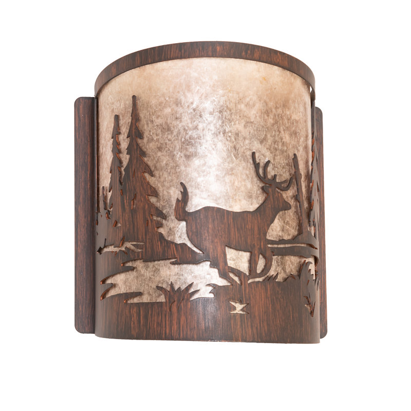 1 - Light Flush Mounted Sconce