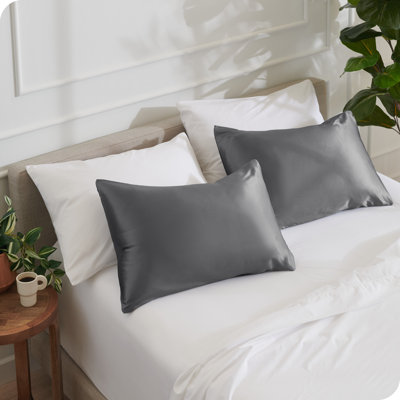 Soft Poly Satin Pillowcase Set