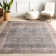 Jeccica Distressed Vintage Medallion Jute Blend Polyester Area Rug