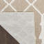 Tapis d'intérieur lavable à la machine taupe Dakota Fields Burrillville-236482767