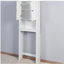 Armoire de rangement pour salle de bain en bois au-dessus de la toilette avec tablette réglable 23,62 po x 7,72 po x 67,32 po
