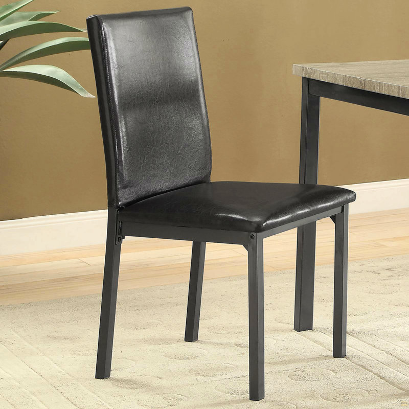 Chaise d'appoint rembourrée (ensemble de 2)