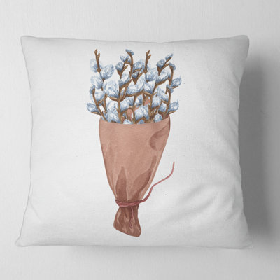 Floral Throw Pillow