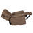 brown zero gravity dual power recliner