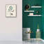 «Slated Blue 1» par Katie pertiet, art mural sur toile, 20 po x 24 po