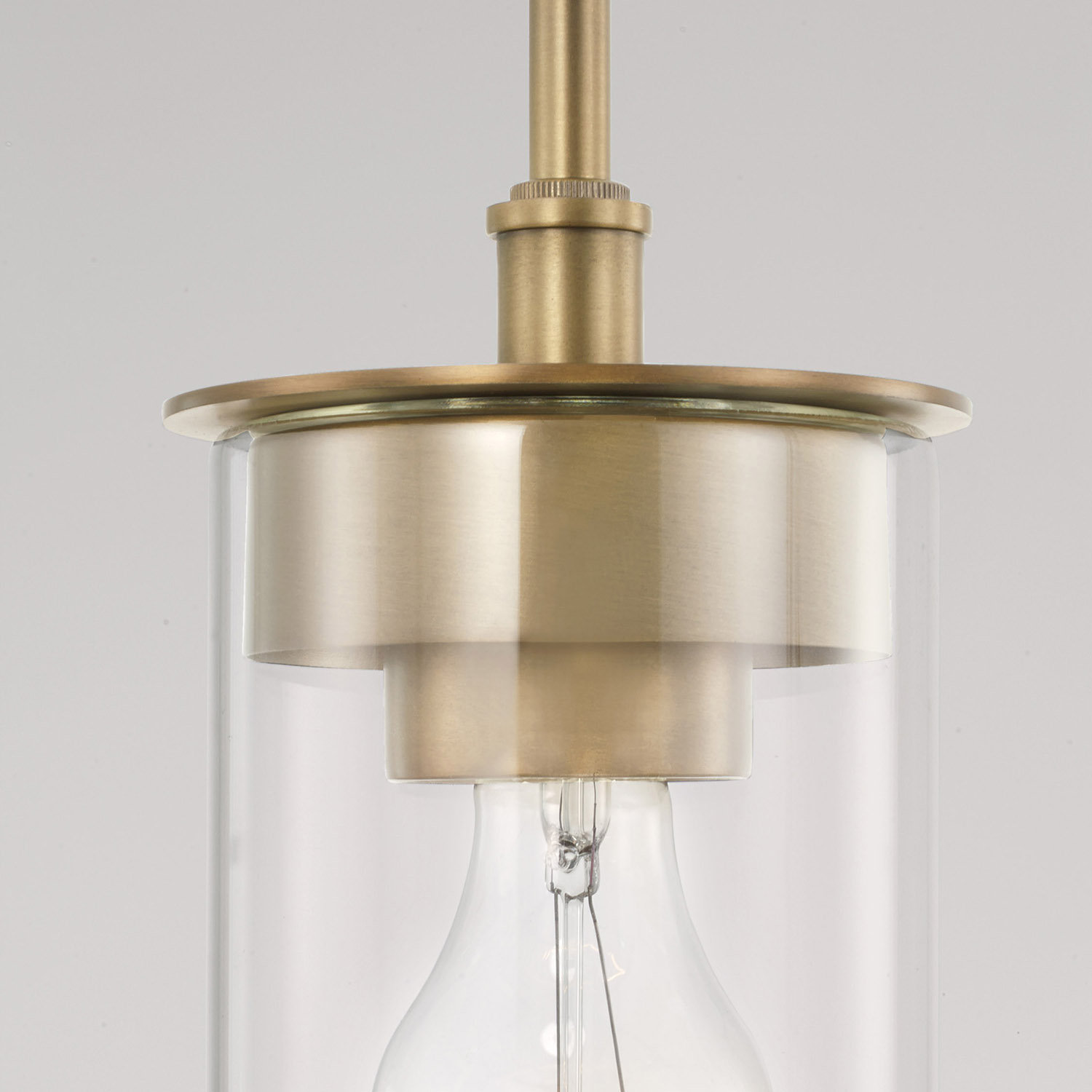 Eline Single Light Mini Pendant, Aged Brass