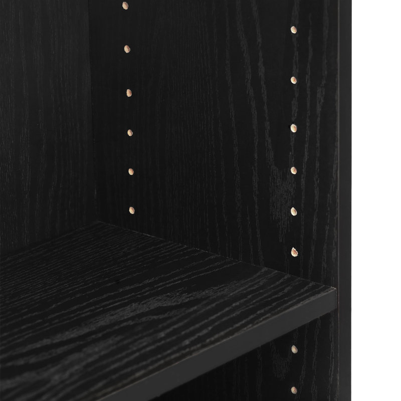 Kylee 3-Tier Open Shelf Bookcase, Amber Pine, (3 Shelves) 80cm H x 60cm W x 24cm D