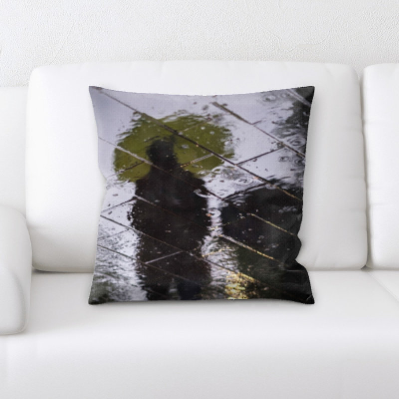 Microsuede Throw Pillow