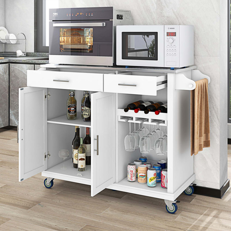 Kitchen Cart, White