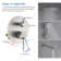 Circular Pressure-Balanced All-In-One Kit with Rough in-Valve