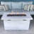 25" H X 42" W Fiber Reinforced Concrete Propane Outdoor Fire Pit Table-440461125