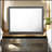 Haiden Weathered Black Finish Mirror