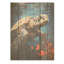 Urban Urban Explatic - Tortue, art mural sur bois de pin naturel-299530681