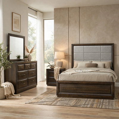 Lahi 4 Piece Upholstered Bedroom Set