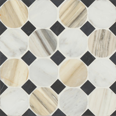 Carreau de mosaïque en marbre Modni Emery