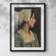 Vintage Portrait Print CXLIII -Framed Print