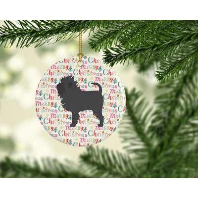 2.8'' Ceramic Animals Hanging Figurine Ornament