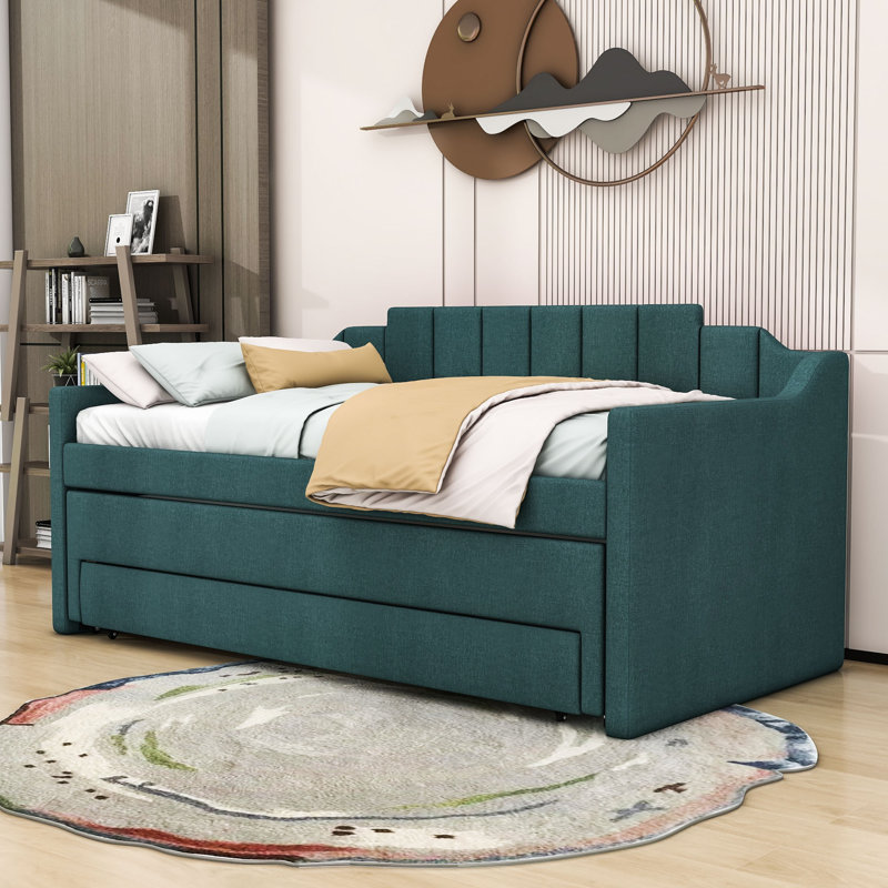 Nadia Upholstered Daybed, Gray