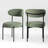 Bayville Faux Shearling Fabric Upholstered Side Chair With Metal Leg-121406656