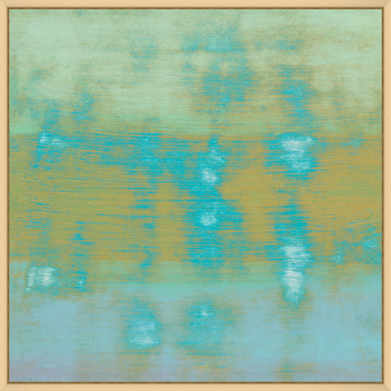 «Abstract Pop 2» par Christopher Kennedy, peinture sur toile à cadre flottant
