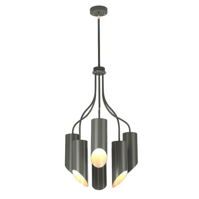 Demuth 6 - Light Shaded Chandelier