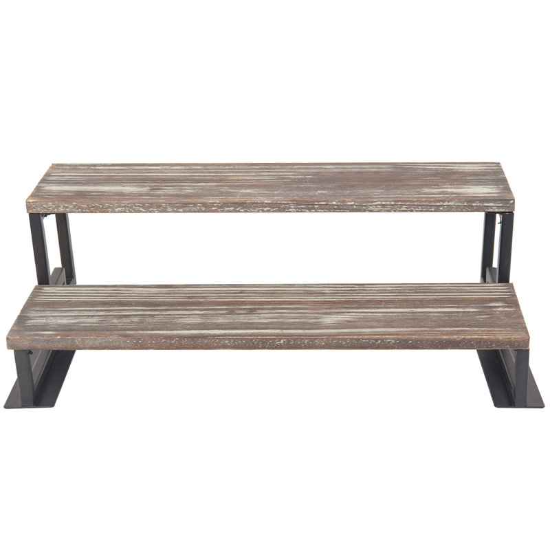 Anaisabella Tiered Stand, Brown/Black
