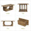 Table basse 47 po Farmhouse