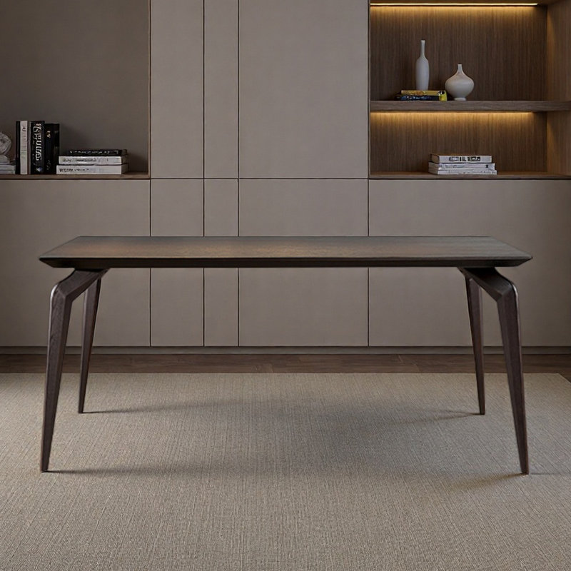 Bureau ou bureau simple, H 29,53 po x l 62,99 po x P 33,46 po, Tanné