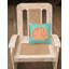 Shells Green/Orange Indoor/Outdoor Throw Pillow