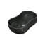 Dark Grey Natural Marble Vessel Sink, 23.6" Organic Wavy Shape, One - Piece , Matte Finish For Bathroom Famous Appearance Crucial-2110769965