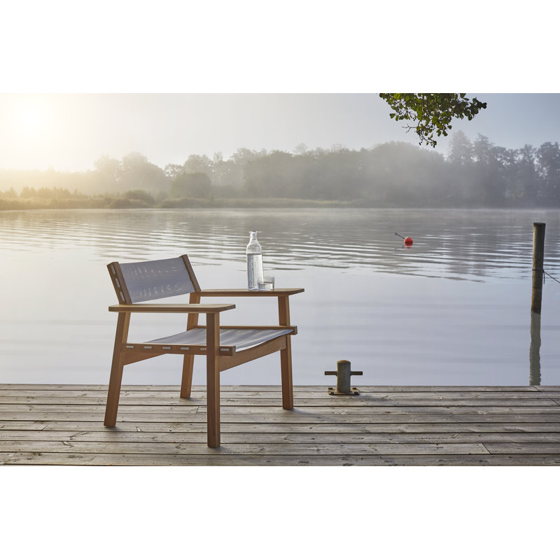 Djurö Teak and Batyline Lounge Armchair
