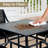 5-Piece Outdoor Patio Dining Set, 37" Square Metal Table With Umbrella Hole & 4 Rattan Wicker Chairs With Cushions, All-Weather Furniture For Backyard, Garden, Balcony