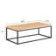 Table basse industrielle moderne avec structure robuste et plateau de table très épais-507642477