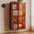 Middle-aged color Solid  Wood Display Cases