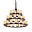 Lustre annulaire à intensité variable 36 lumières Aelia