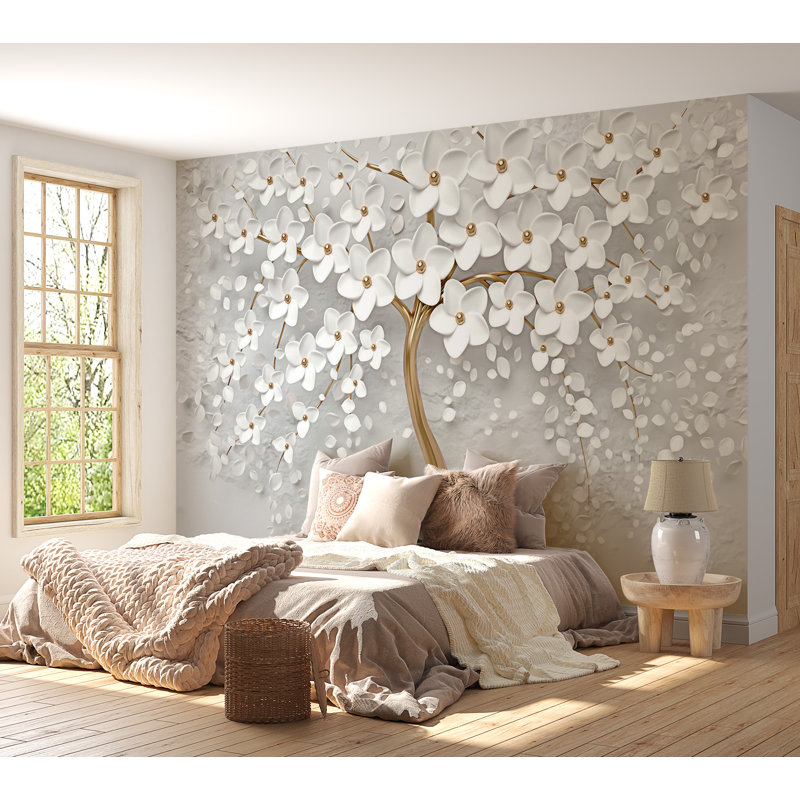 Murale lisse, 41" L x 57" W, Peel & Stick