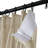 TWOPAGES Sheer Curtains Faux Linen Pinch Pleat Curtains, Set of 2-1872688204-1869351040
