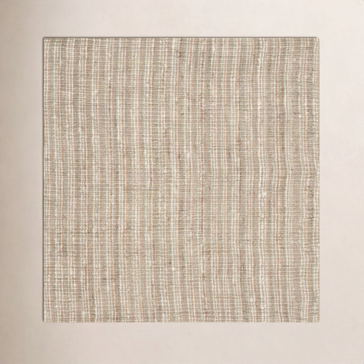 Alda Natural Hand-Woven Jute Rug, Square 8'