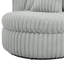 Fauteuil demi-tonneau surdimensionné Mindy