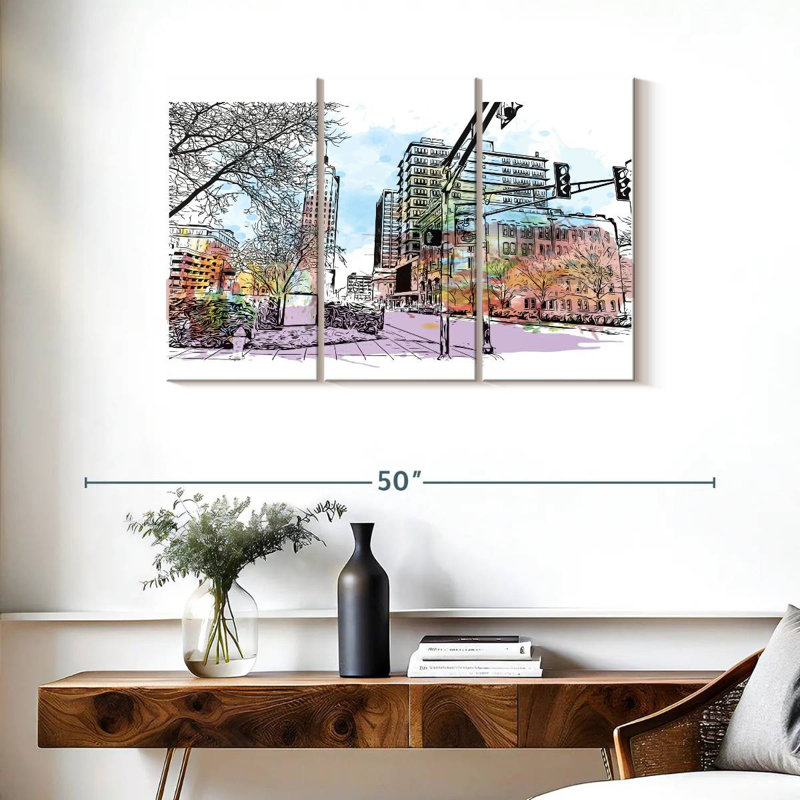 Rorry Fort Wayne Traffic Lights, 24" H x 38" W