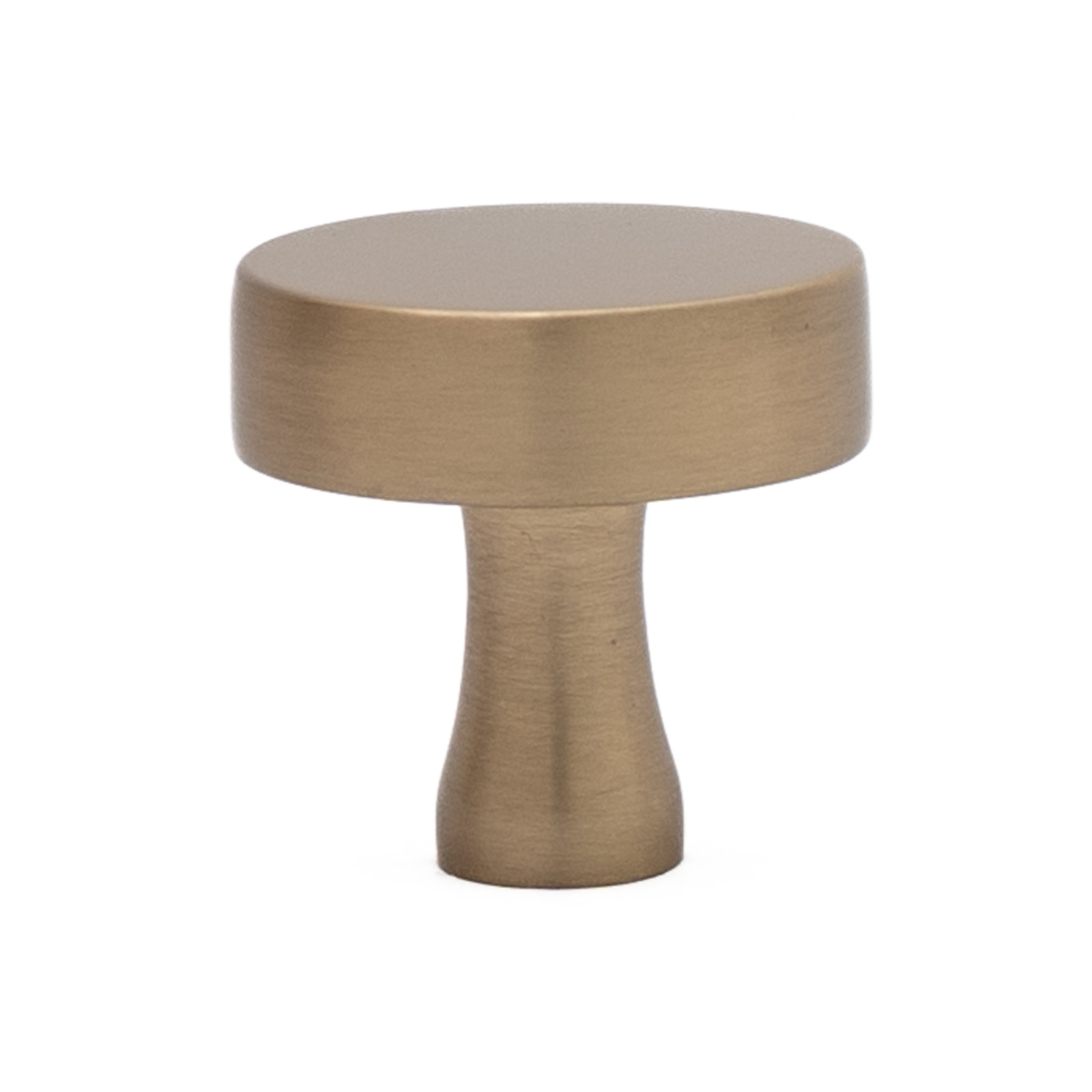 The Perfect Knob Round Cabinet Knob, Champagne Bronze