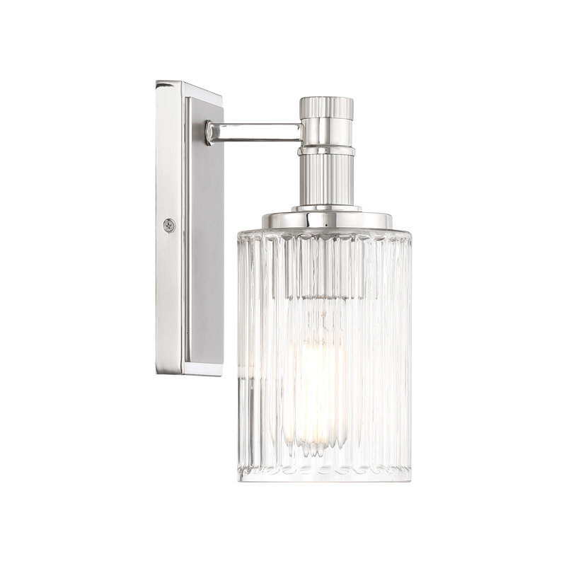 Bromford Vanity Light in Silver/Polished Nickel, Silver/Polished Nickel