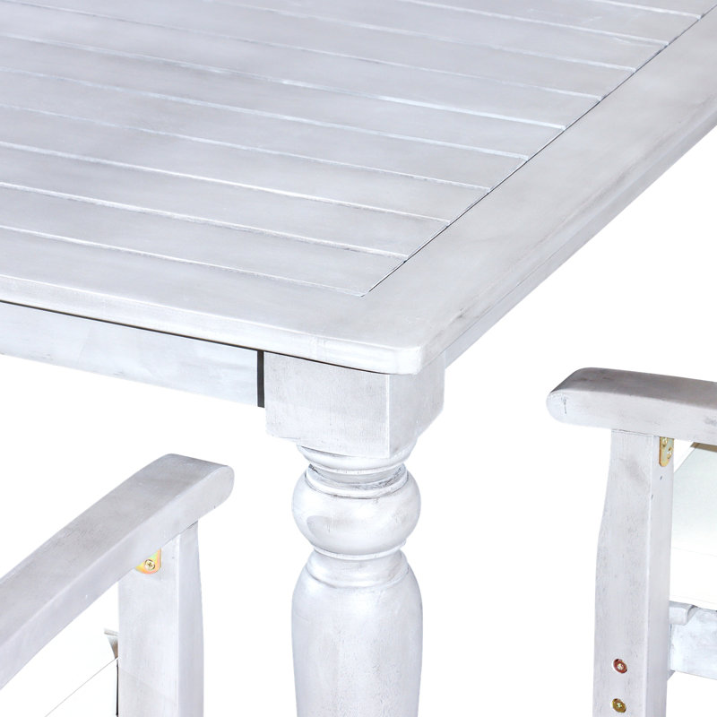 Ensemble repas carré 5 pièces, H 29,82 po x l 34,57 po x L 71,07 po
