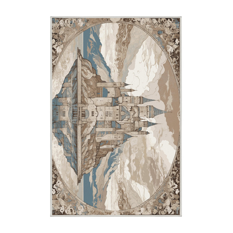 Kingdom's Crown Rug, Rectangle 2' x 3'