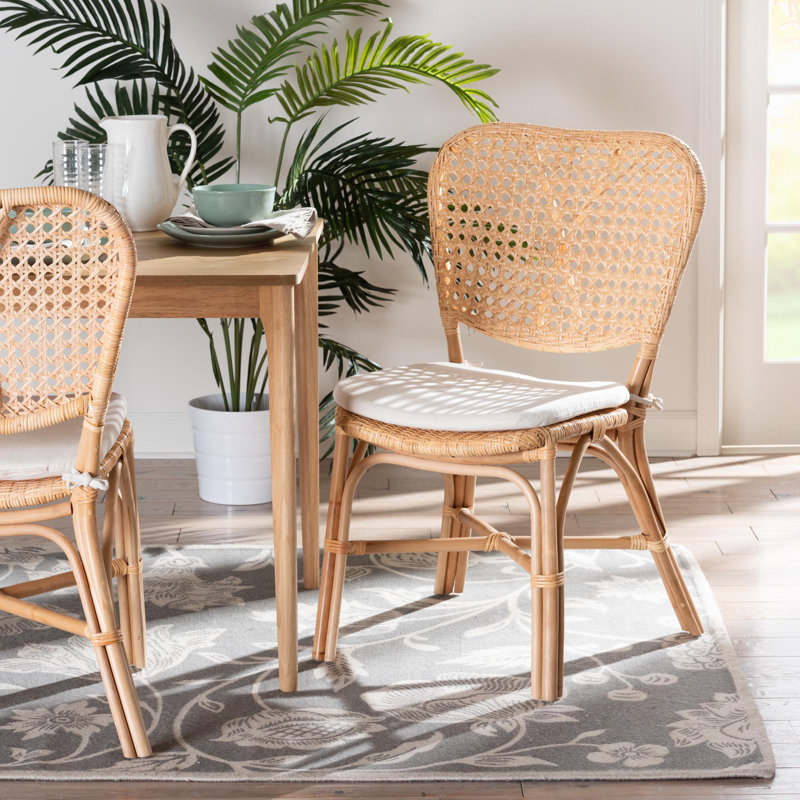 Chaise parsons Chaitan Rattan
