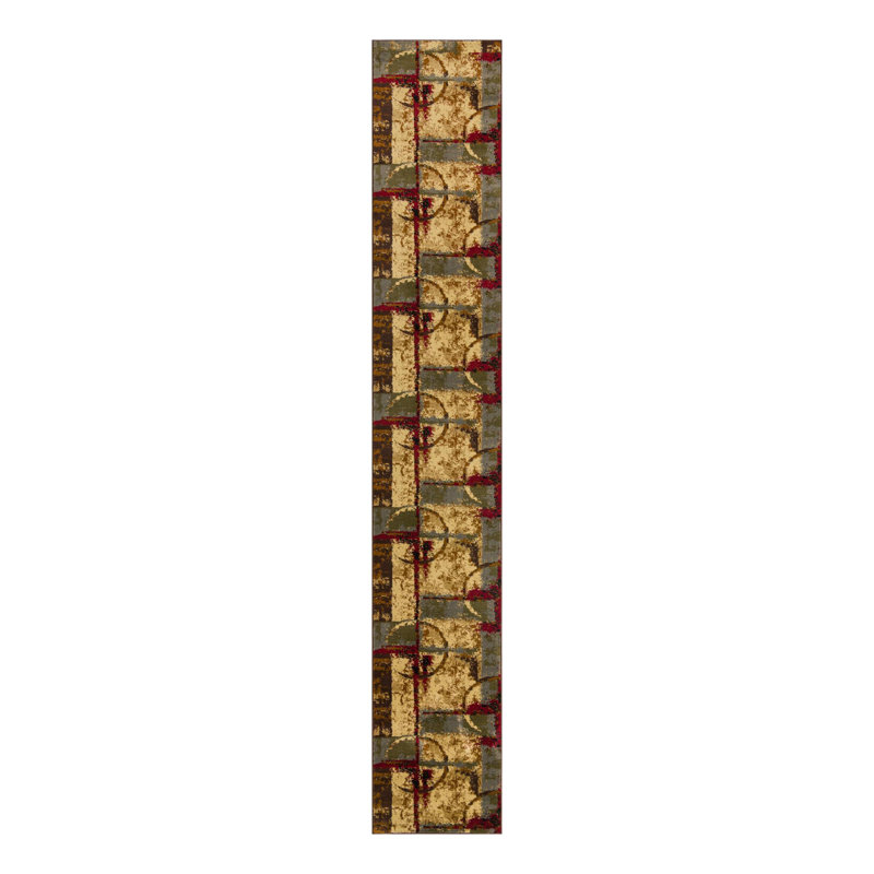 Adetomiwa Geometric Indoor Rug, Runner 2'7" x 15'11"